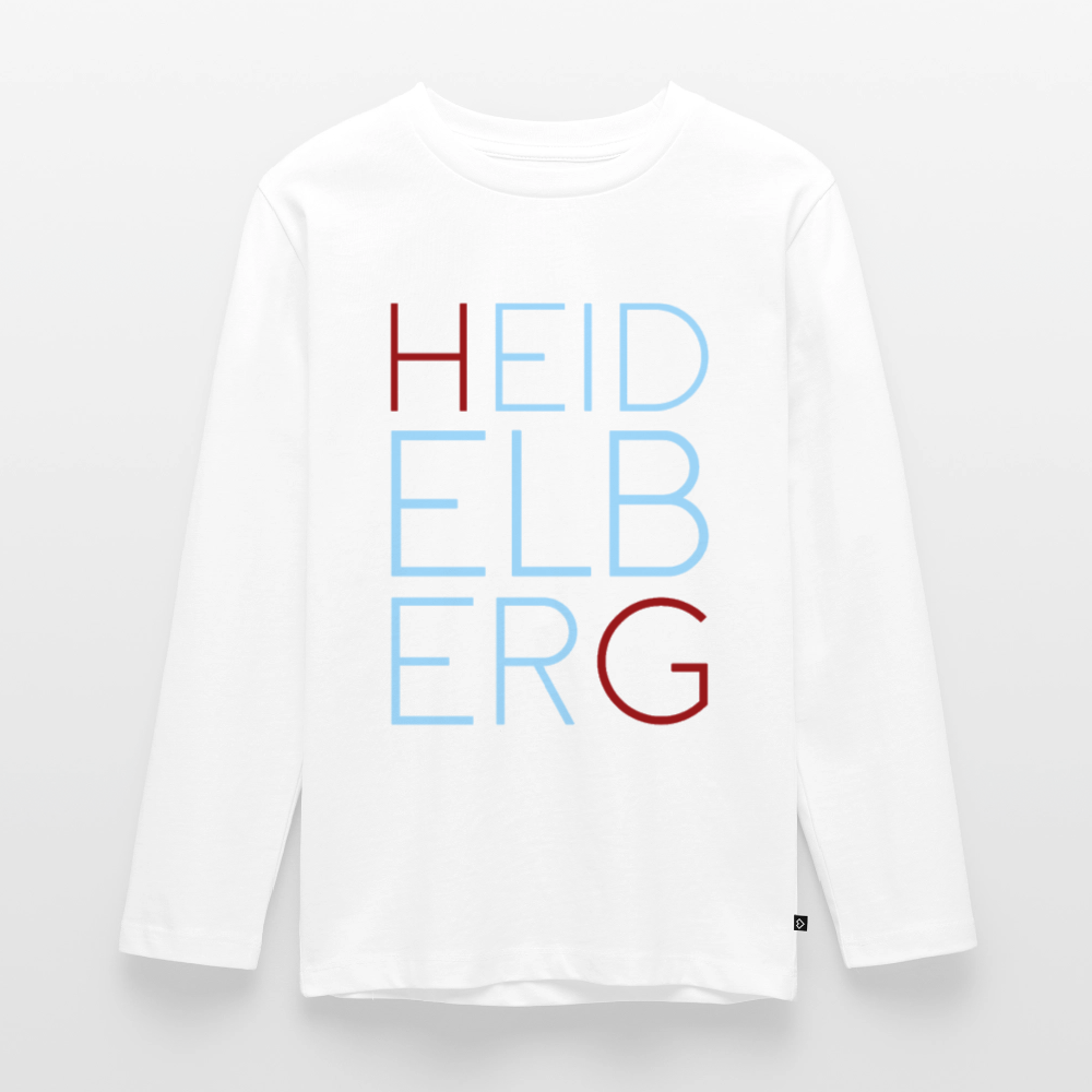 TEENAGER PREMIUM LANGARM-SHIRT - HEIDELBERG DARK - Weiß