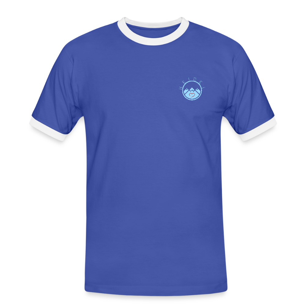 HERREN KONTRAST SHIRT - IN NEINE UFF DA ZEIL RUGBY DARK - Blau/Weiß