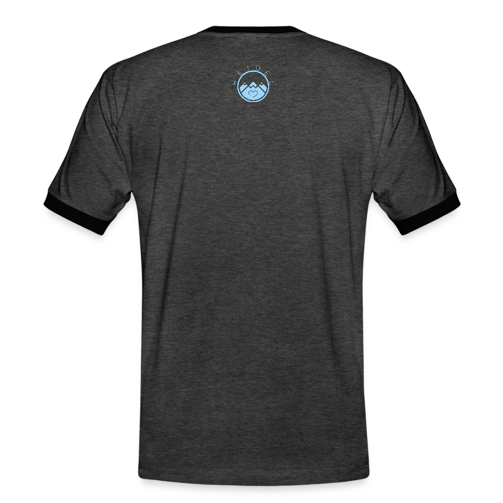 HERREN KONTRAST SHIRT- HEIDEL(BERG)ER DARK - Anthrazit/Schwarz