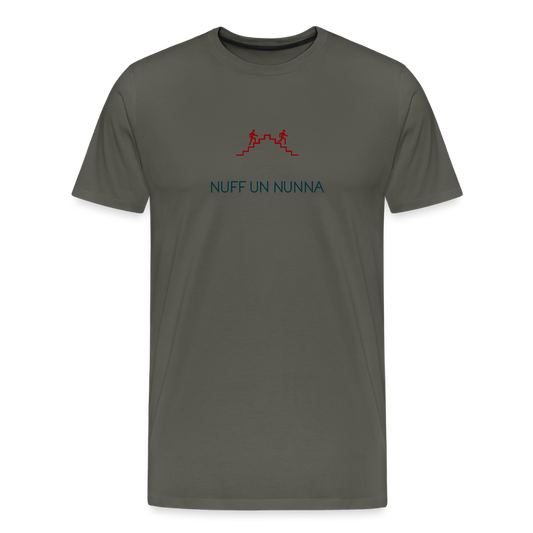 HERREN ORGANIC SHIRT - NUFF UN NUNNA TRANSPARENT - Asphalt