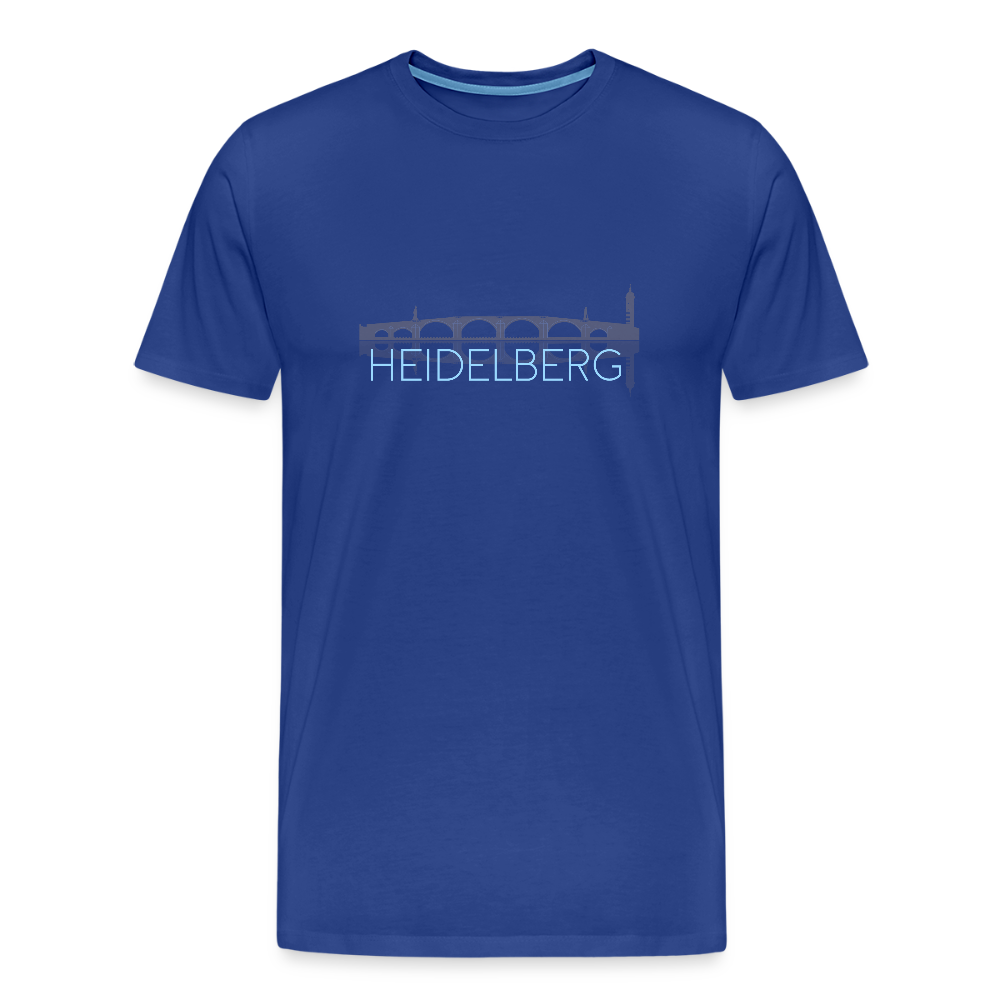 HERREN ORGANIC SHIRT - ALTE BRÜCKE HEIDELBERG DARK - Königsblau