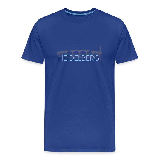 HERREN ORGANIC SHIRT - ALTE BRÜCKE HEIDELBERG DARK - Königsblau