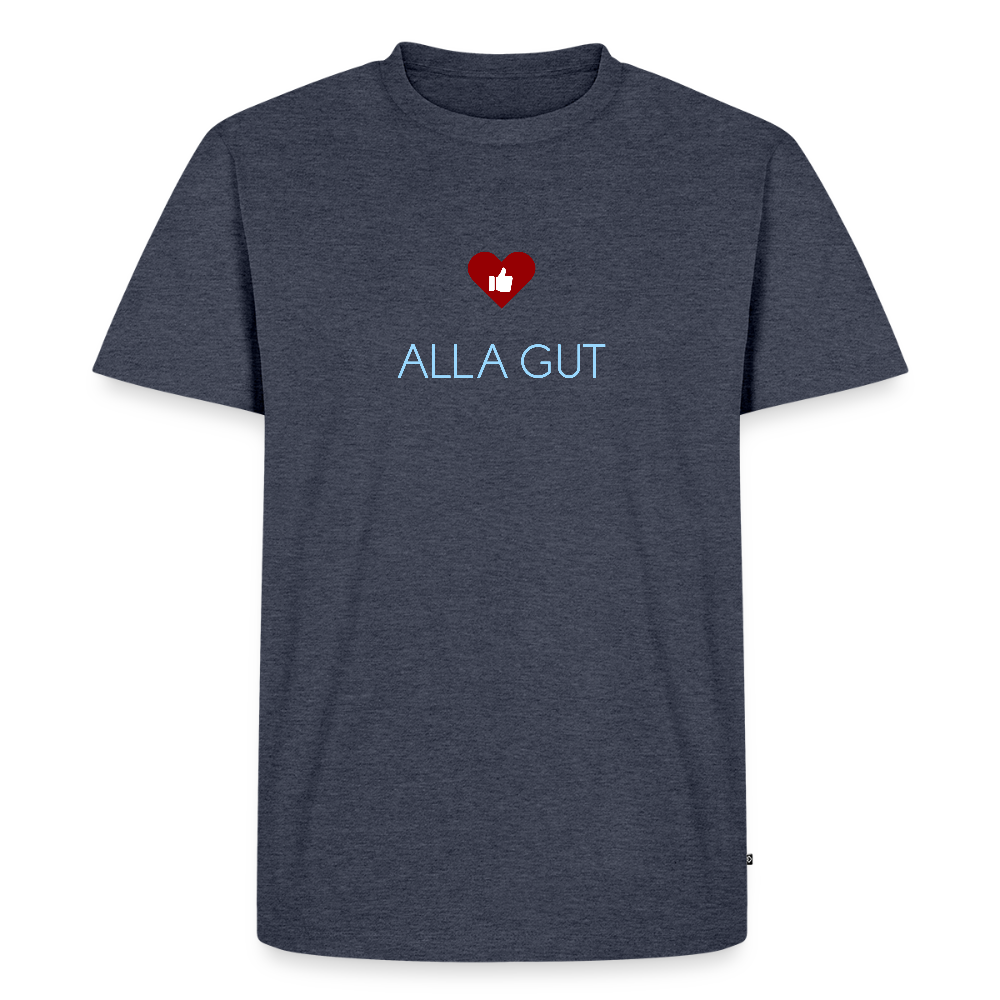 HERREN ORGANIC SHIRT - ALLA GUT DARK - Jeansblau