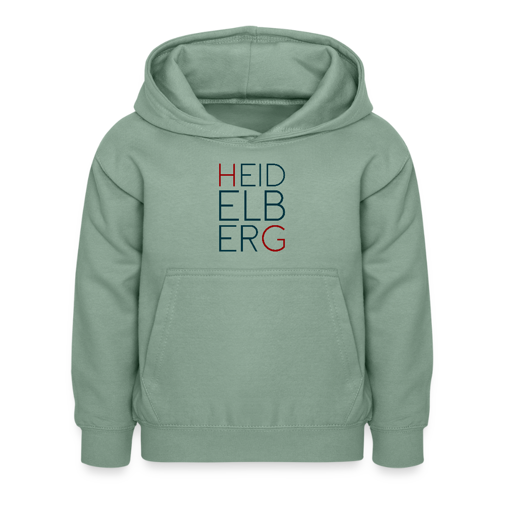 KINDER PREMIUM HOODIE - HEIDELBERG TRANSPARENT - Graugrün