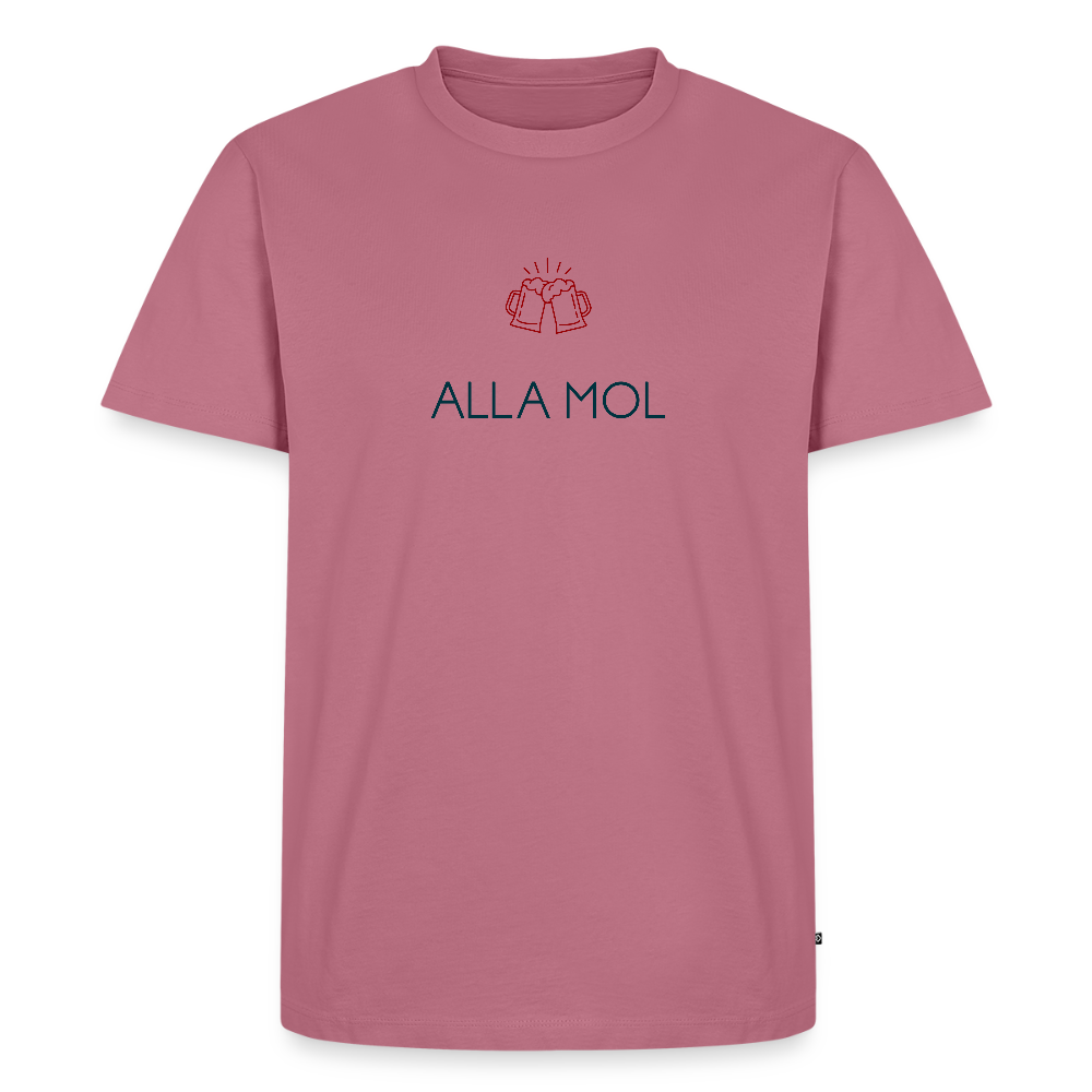 HERREN ORGANIC SHIRT - ALLA MOL TRANSPARENT - Mauve