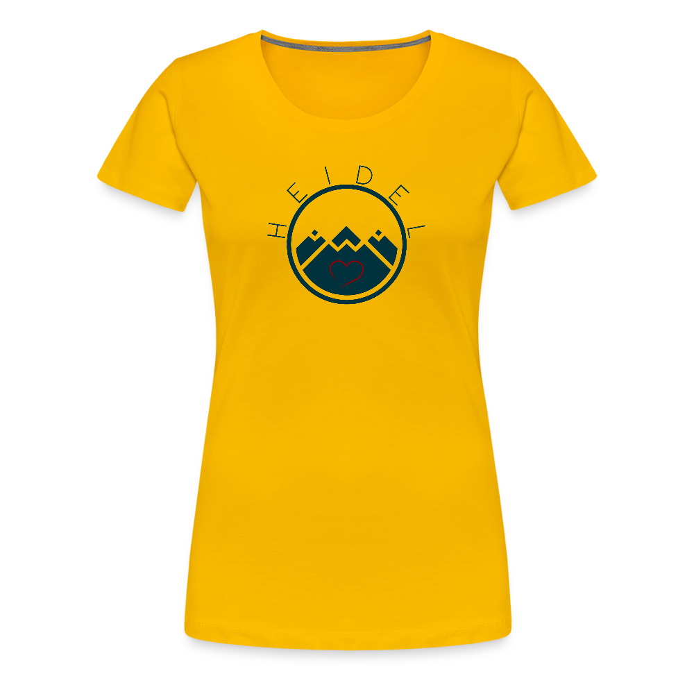 DAMEN ORGANIC SHIRT - HEIDELSTORE TRANSPARENT - Sonnengelb