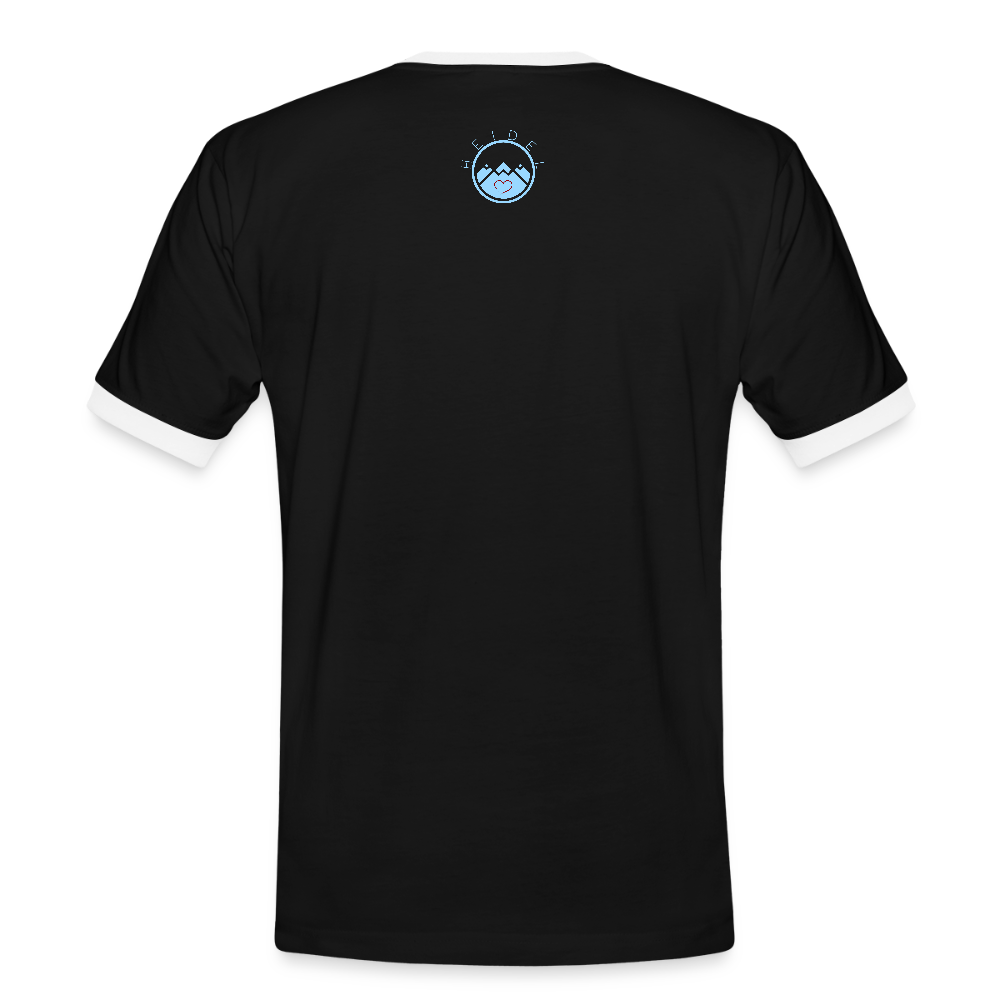 HERREN KONTRAST SHIRT- HEIDEL(BERG)ER DARK - Schwarz/Weiß