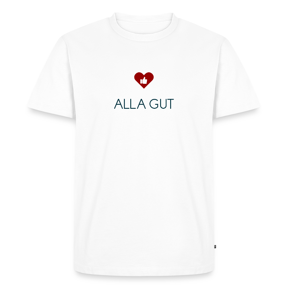 HERREN ORGANIC SHIRT - ALLA GUT TRANSPARENT - Weiß