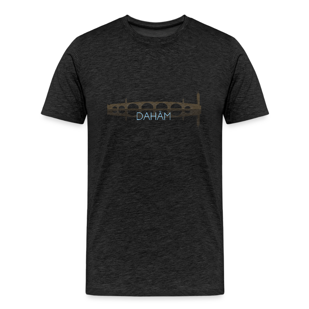 HERREN ORGANIC SHIRT - ALTE BRÜCKE DAHÄM DARK - Anthrazit