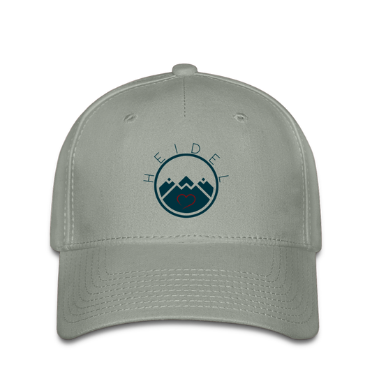 UNISEX FLEXFIT CAP - HEIDELSTORE TRANSPARENT - Grüngrau