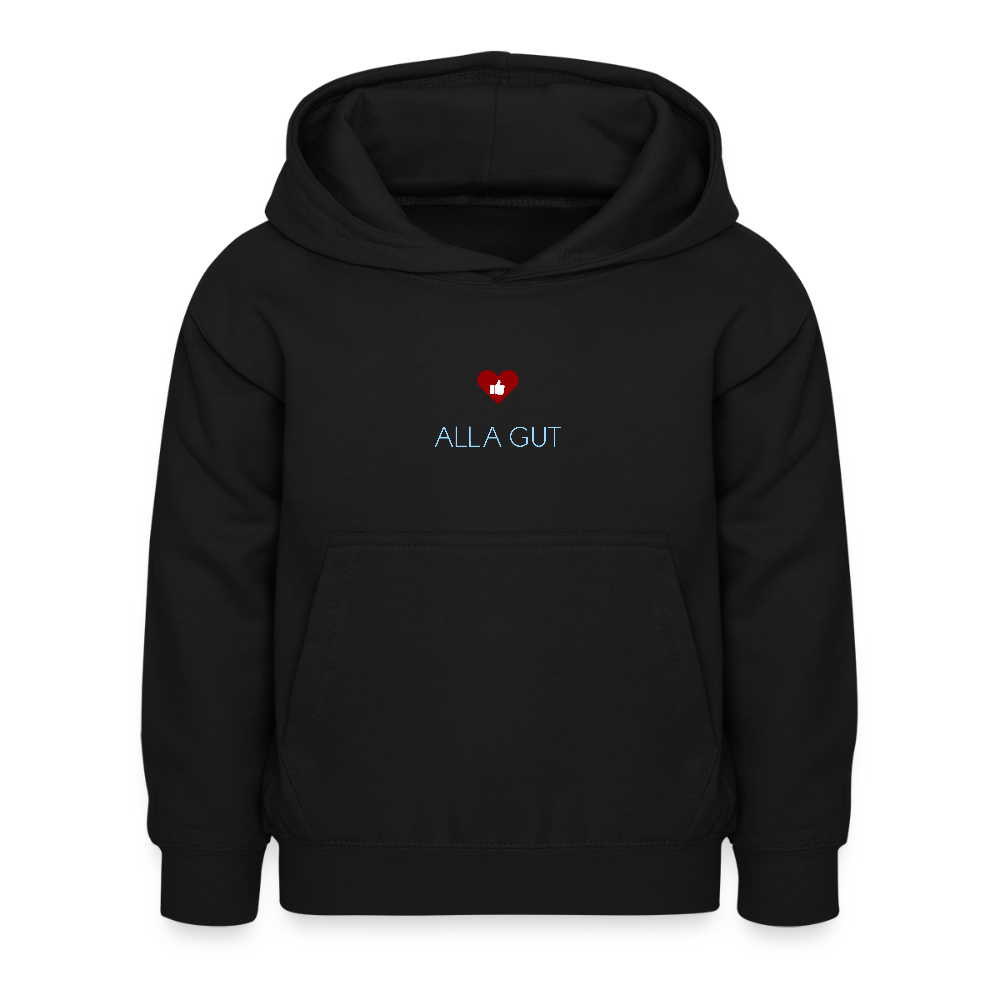 KINDER PREMIUM HOODIE - ALLA GUT DARK - Schwarz