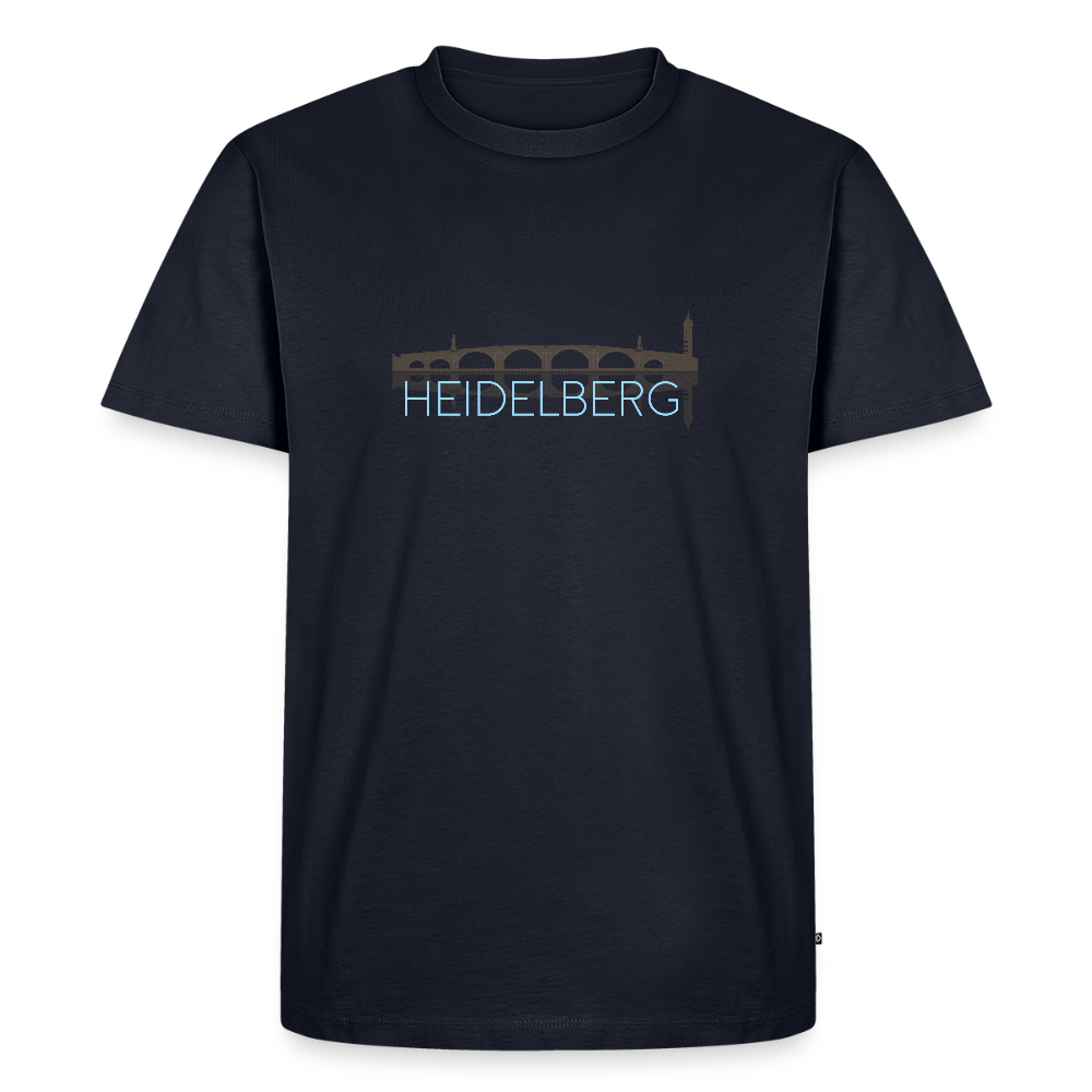 HERREN ORGANIC SHIRT - ALTE BRÜCKE HEIDELBERG DARK - Navy