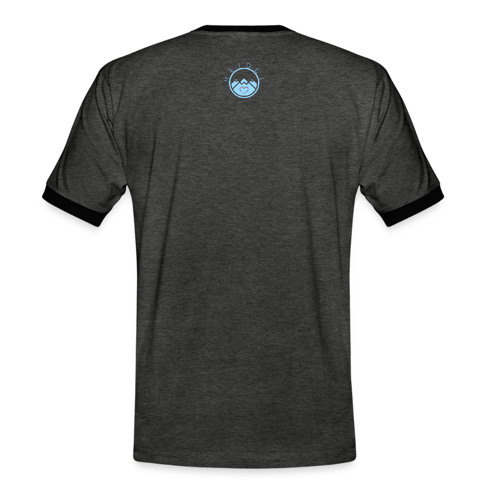 HERREN KONTRAST SHIRT- ALLA GUT DARK - Anthrazit/Schwarz