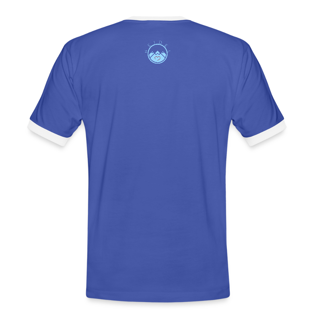 HERREN KONTRAST SHIRT- HEIDEL(BERG)ER DARK - Blau/Weiß