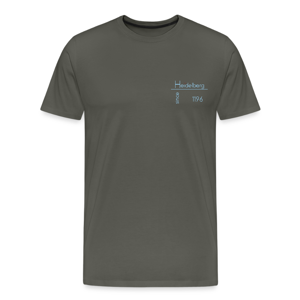 HERREN ORGANIC SHIRT - HEIDELBERG SINCE DARK - Asphalt