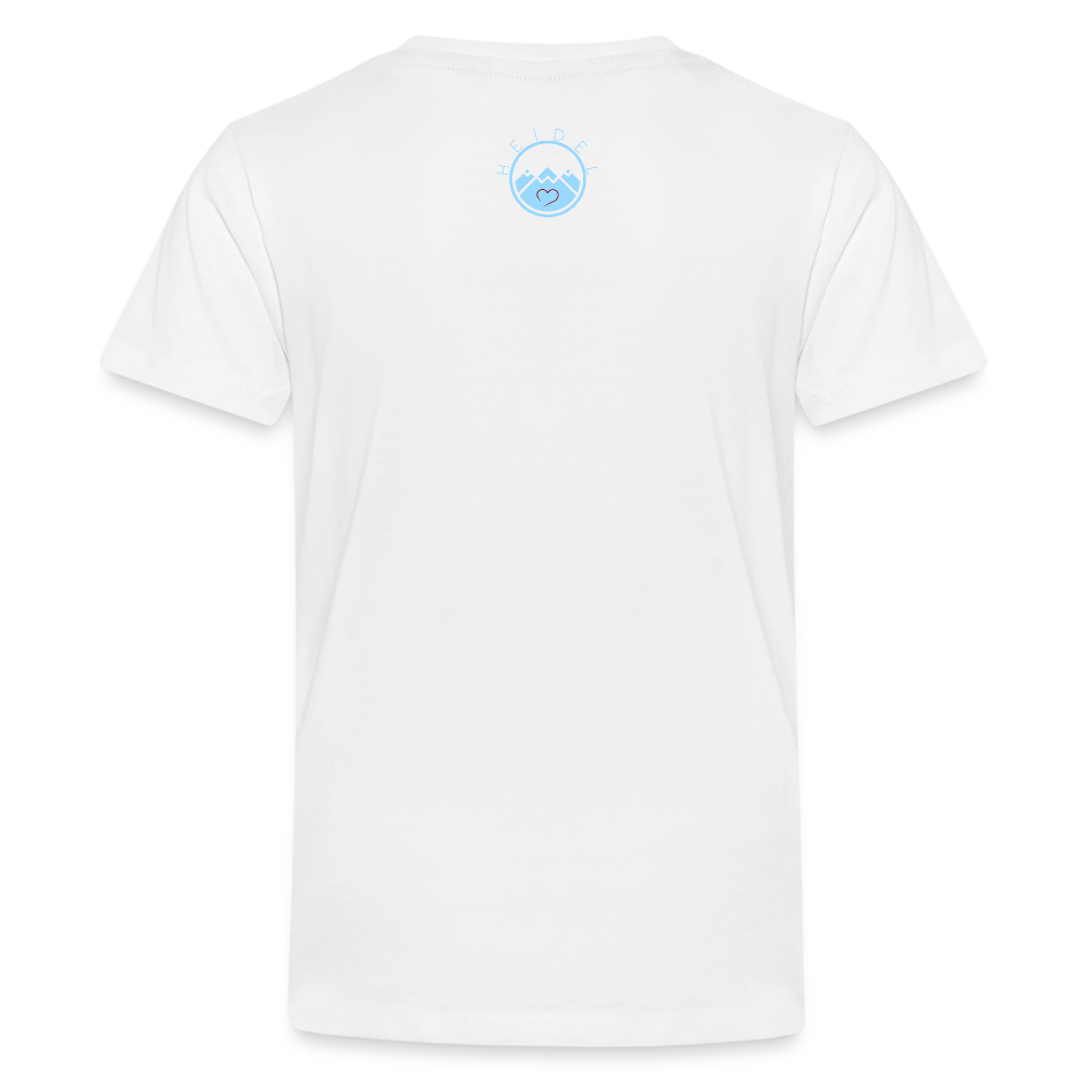 TEENAGER PREMIUM SHIRT - ALLA HOPP DARK - weiß