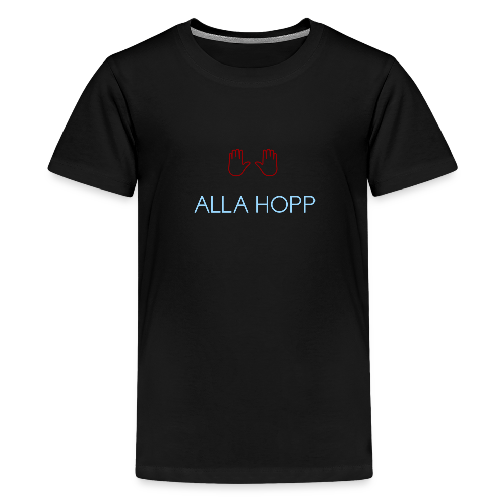 TEENAGER PREMIUM SHIRT - ALLA HOPP DARK - Schwarz