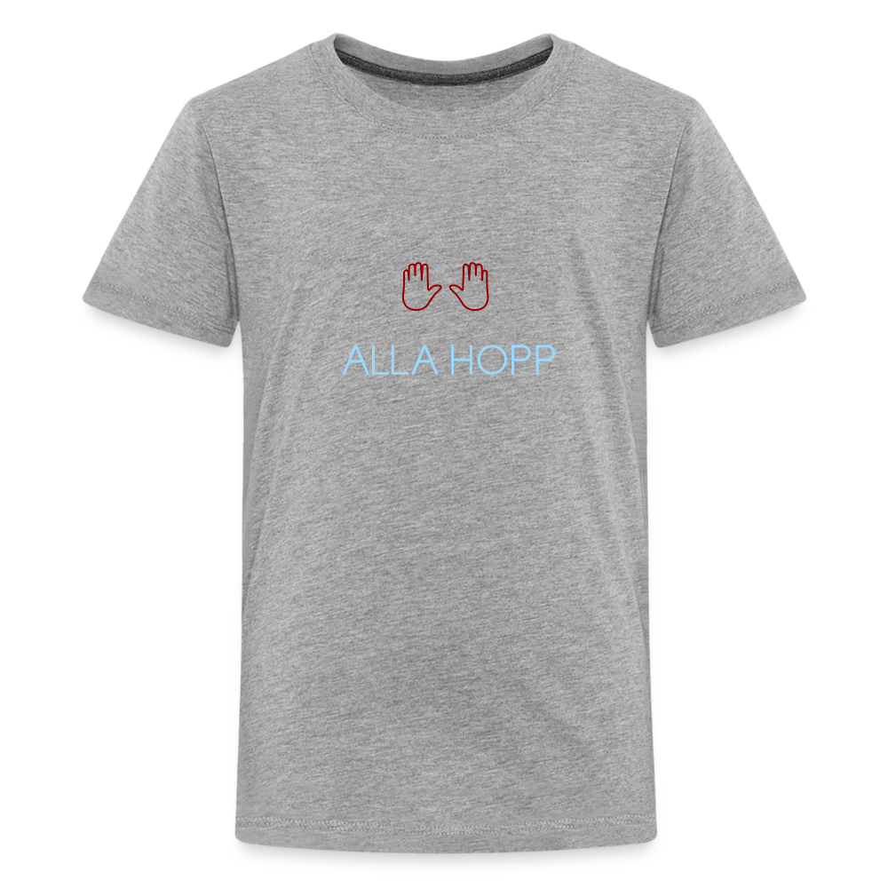 TEENAGER PREMIUM SHIRT - ALLA HOPP DARK - Grau meliert