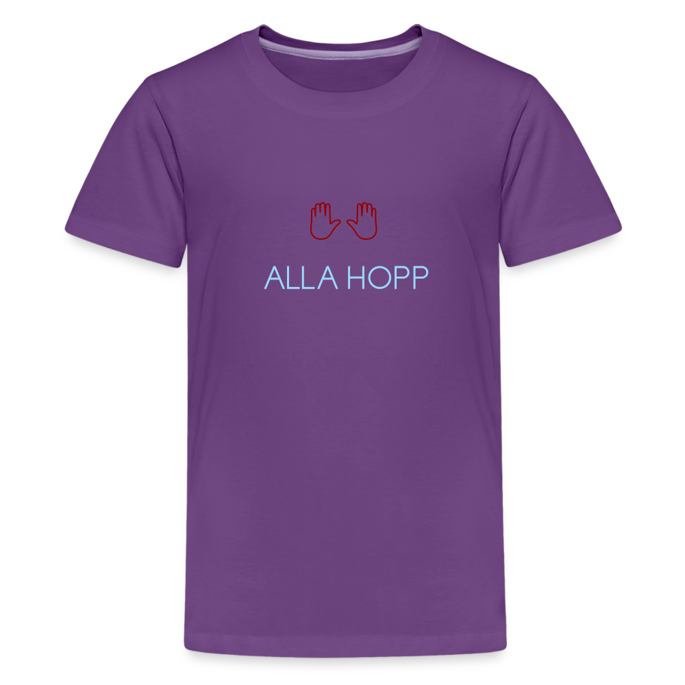 TEENAGER PREMIUM SHIRT - ALLA HOPP DARK - Lila