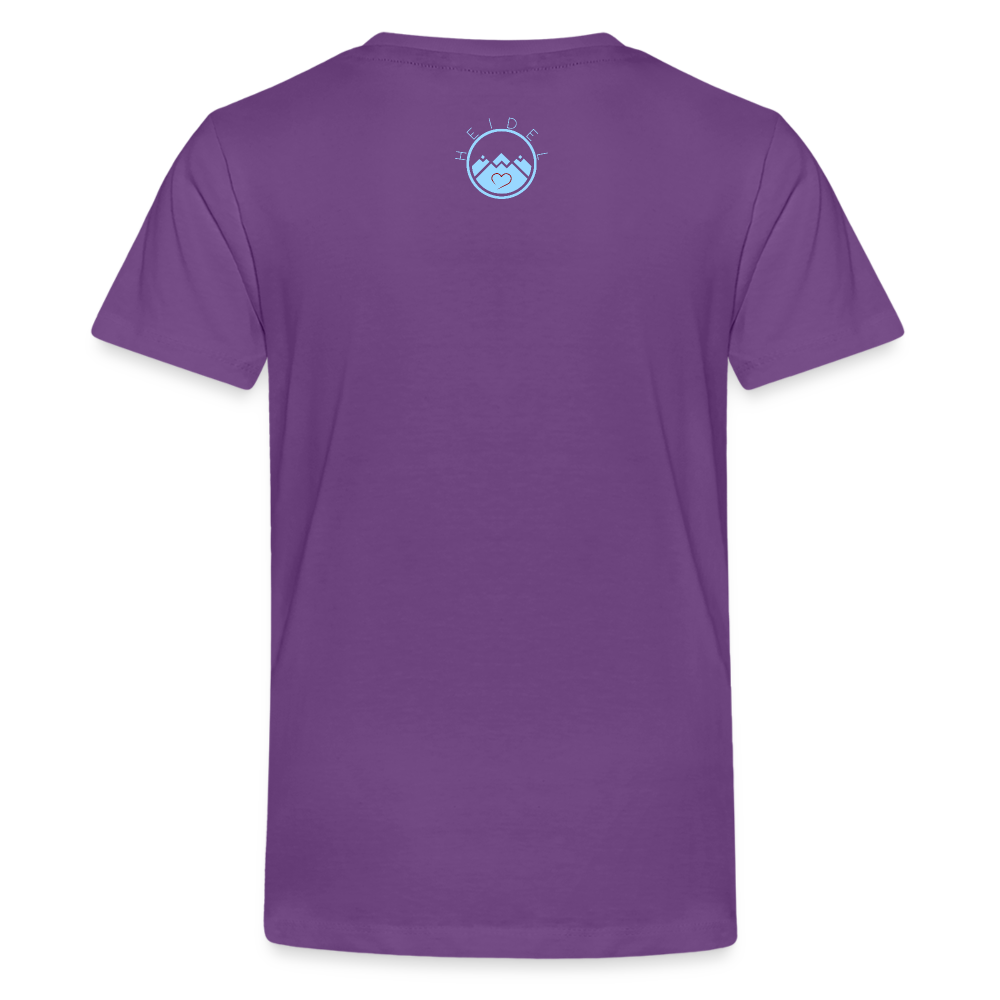TEENAGER PREMIUM SHIRT - ALLA HOPP DARK - Lila