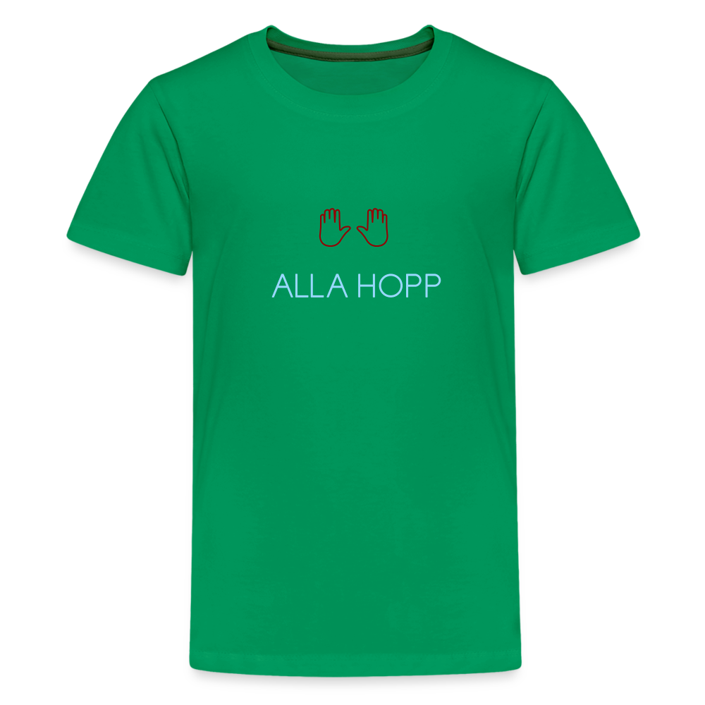 TEENAGER PREMIUM SHIRT - ALLA HOPP DARK - Kelly Green