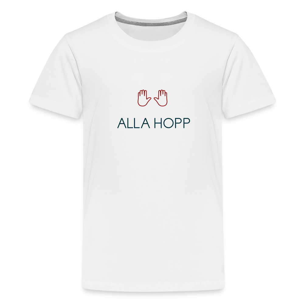 TEENAGER PREMIUM SHIRT - ALLA HOPP TRANSPARENT - weiß