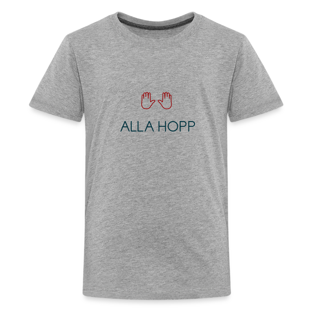 TEENAGER PREMIUM SHIRT - ALLA HOPP TRANSPARENT - Grau meliert