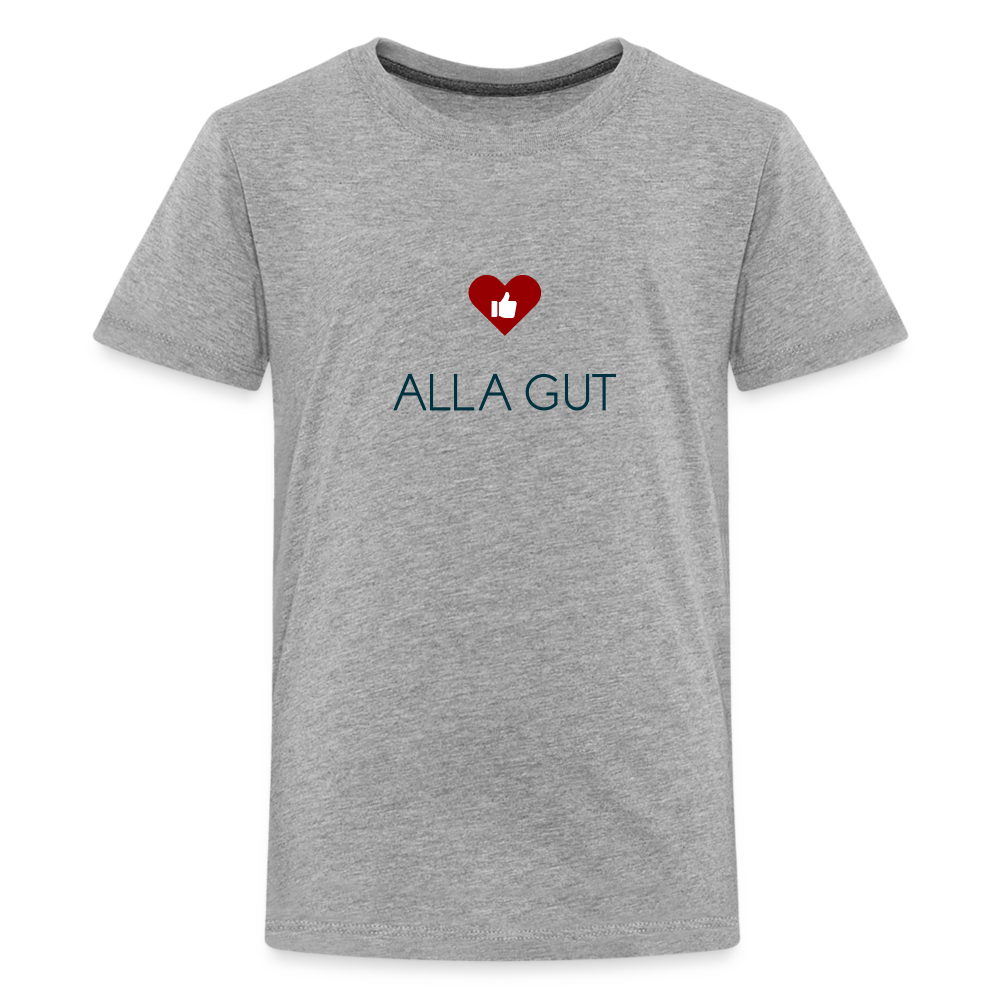 TEENAGER PREMIUM SHIRT - ALLA GUT TRANSPARENT - Grau meliert