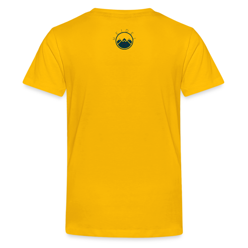 TEENAGER PREMIUM SHIRT - ALLA GUT TRANSPARENT - Sonnengelb