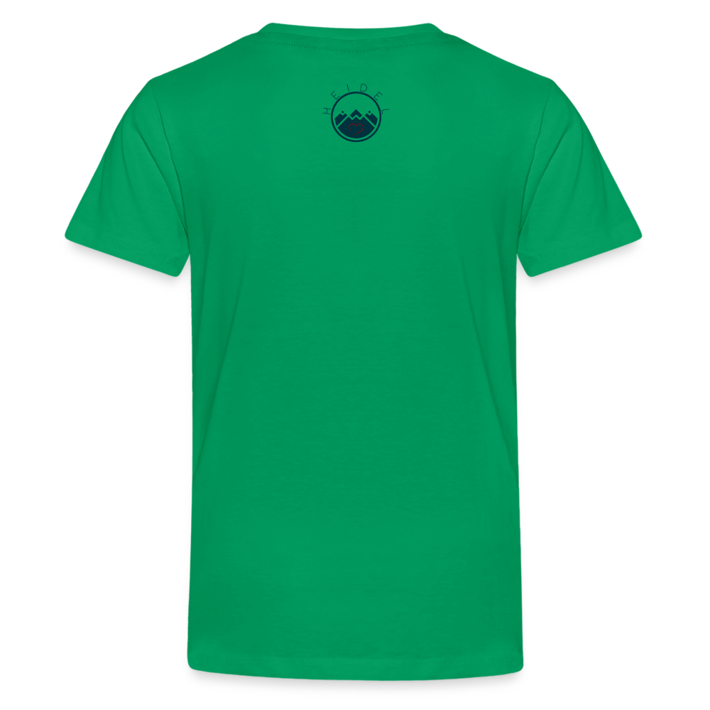 TEENAGER PREMIUM SHIRT - ALLA GUT TRANSPARENT - Kelly Green