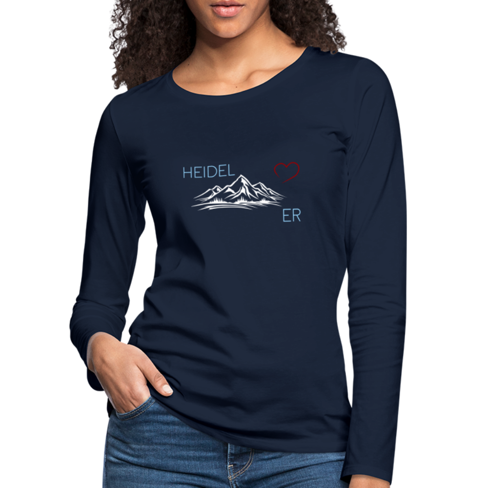 DAMEN LANGARM-SHIRT - HEIDEL(BERG)ER DARK - Navy