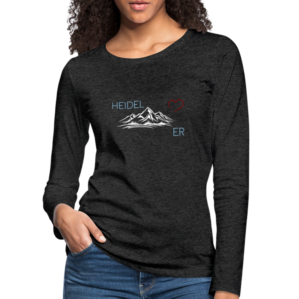 DAMEN LANGARM-SHIRT - HEIDEL(BERG)ER DARK - Anthrazit