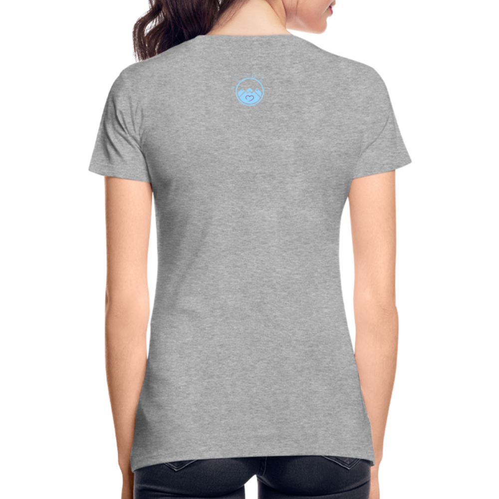DAMEN ORGANIC SHIRT - ALLA GUT DARK - Grau meliert