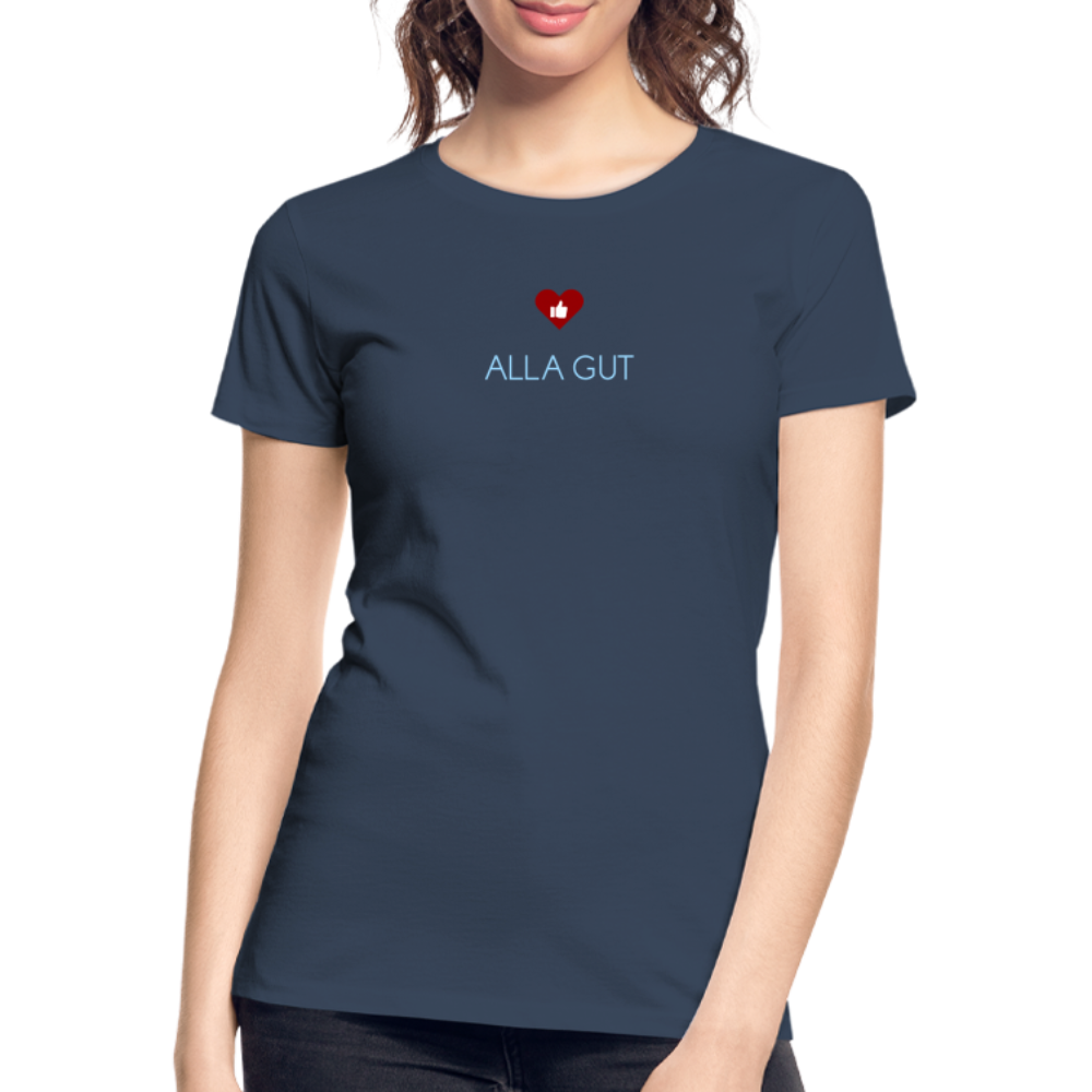 DAMEN ORGANIC SHIRT - ALLA GUT DARK - Navy