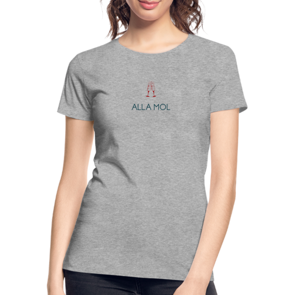 DAMEN ORGANIC SHIRT - ALLA MOL TRANSPARENT - Grau meliert