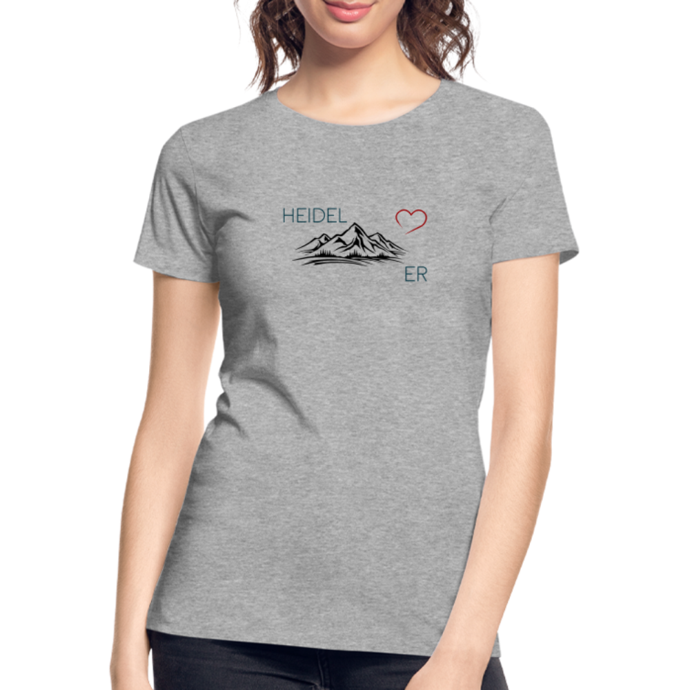 DAMEN ORGANIC SHIRT - HEIDEL(BERG)ER TRANSPARENT - Grau meliert