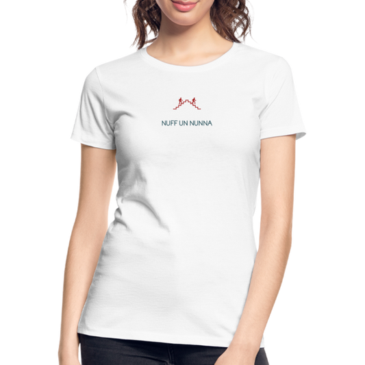 DAMEN ORGANIC SHIRT - NUFF UN NUNNA TRANSPARENT - weiß