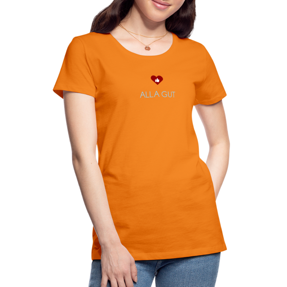 DAMEN SHIRT - ALLA GUT DARK - Orange