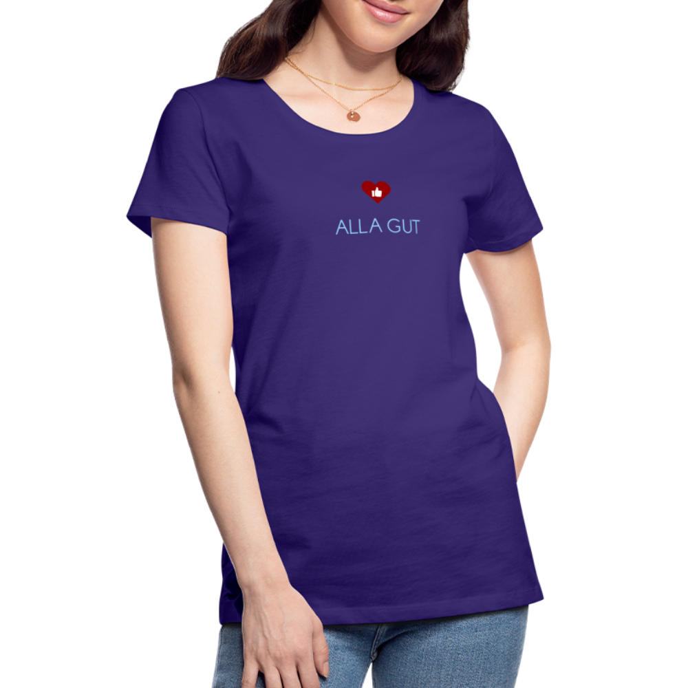 DAMEN SHIRT - ALLA GUT DARK - Lila