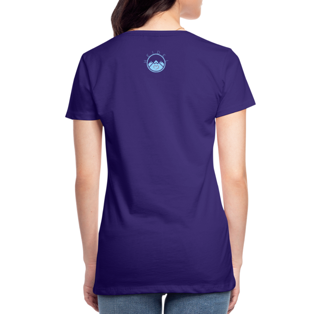 DAMEN SHIRT - ALLA GUT DARK - Lila