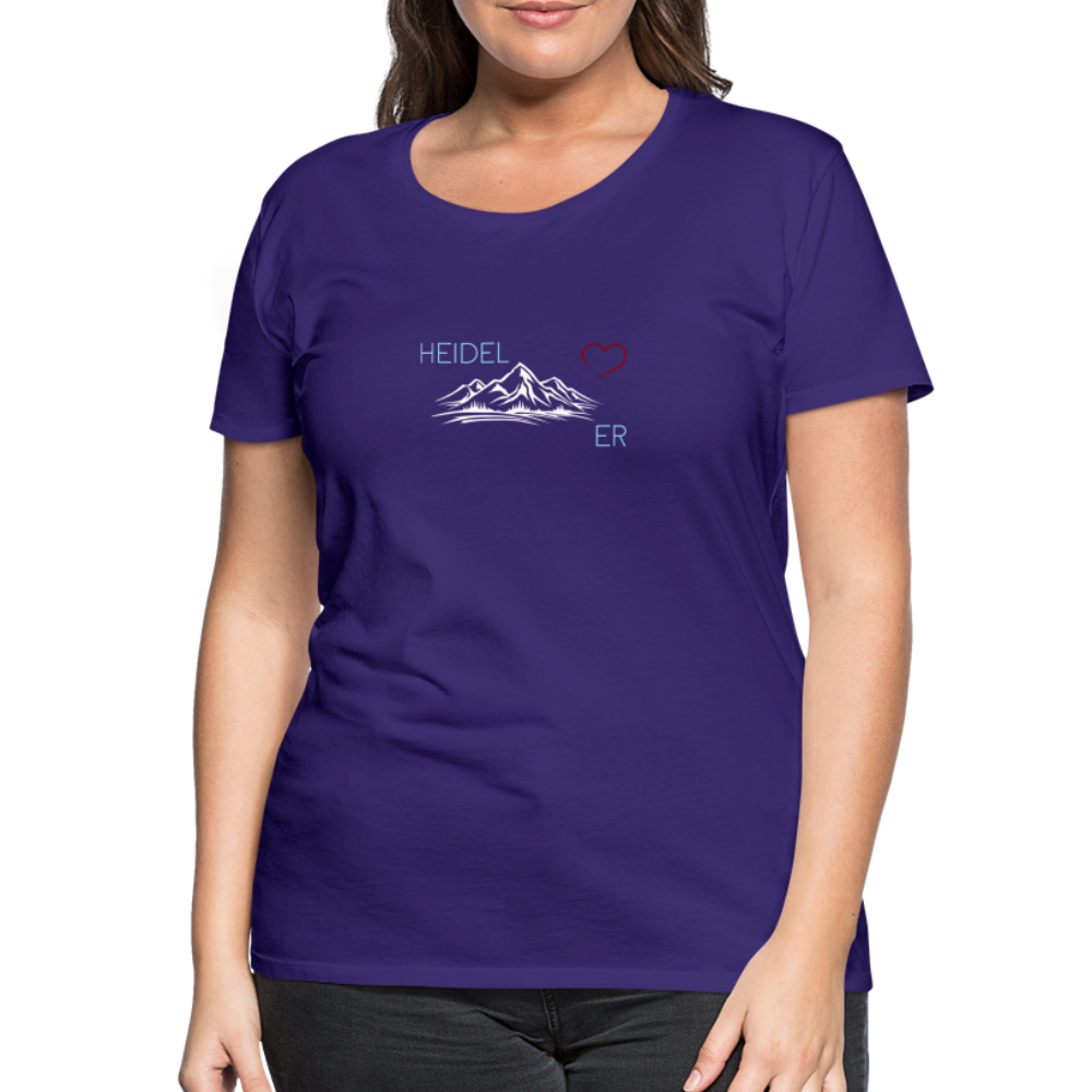 DAMEN SHIRT - HEIDEL(BERG)ER DARK - Lila