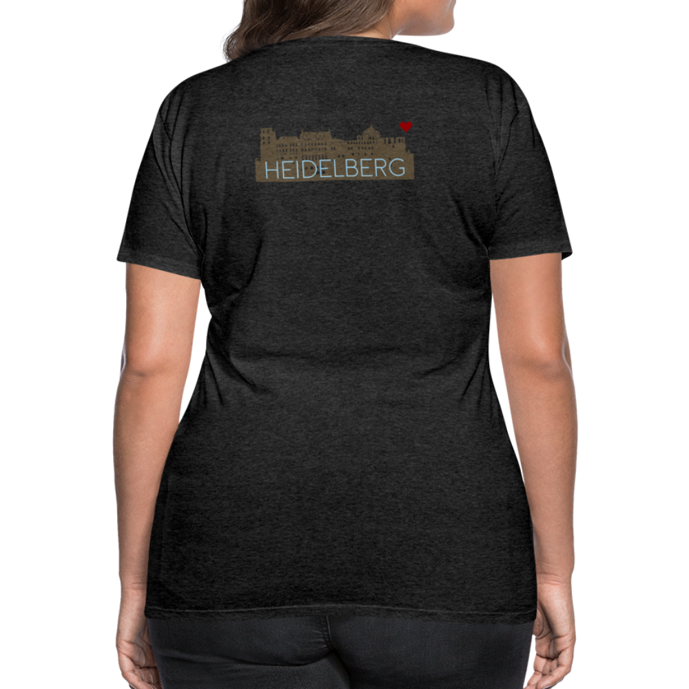 DAMEN SHIRT - HEIDELBERGER SCHLOSS (DESIGN HINTEN) DARK - Anthrazit