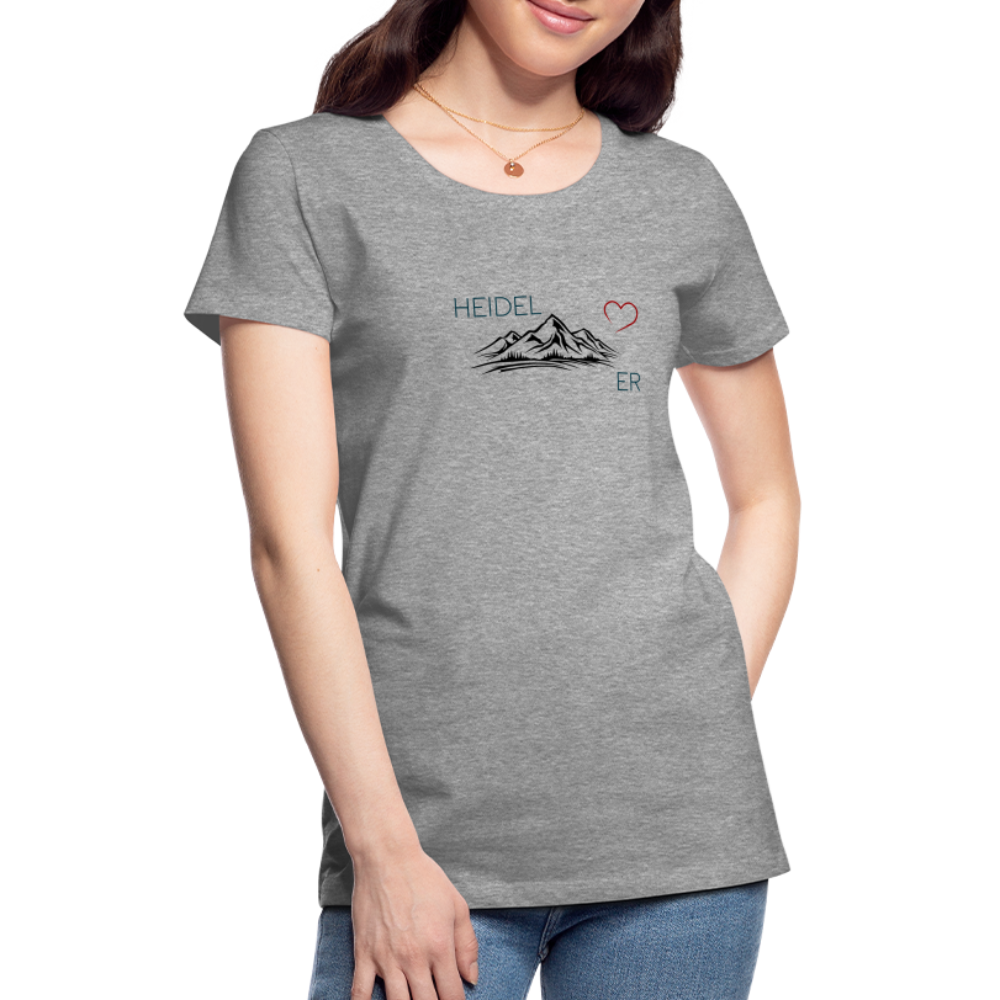 DAMEN SHIRT - HEIDEL(BERG)ER TRANSPARENT - Grau meliert
