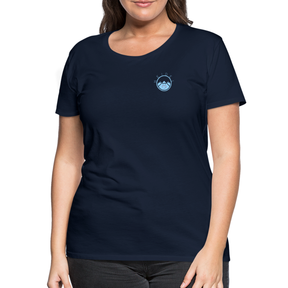 DAMEN SHIRT - HEIDELBERGER SCHLOSS DAHÄM (DESIGN HINTEN) DARK - Navy