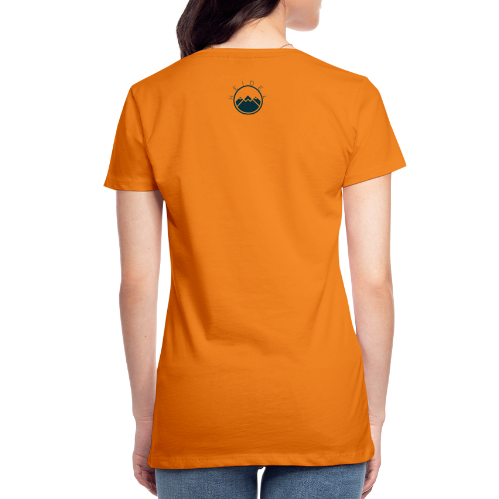 DAMEN SHIRT - HEIDELBERGER SCHLOSS TRANSPARENT - Orange