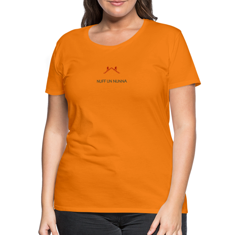 DAMEN SHIRT - NUFF UN NUNNA TRANSPARENT - Orange