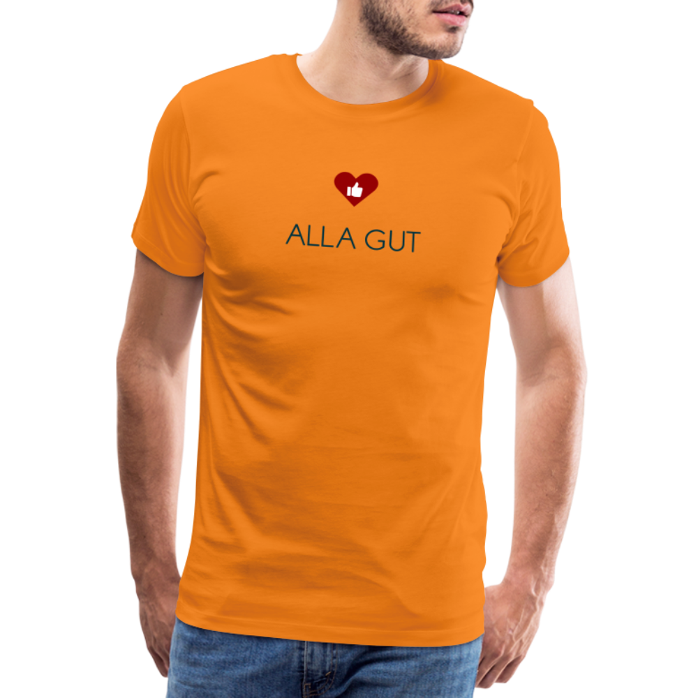 HERREN SHIRT - ALLA GUT TRANSPARENT - Orange