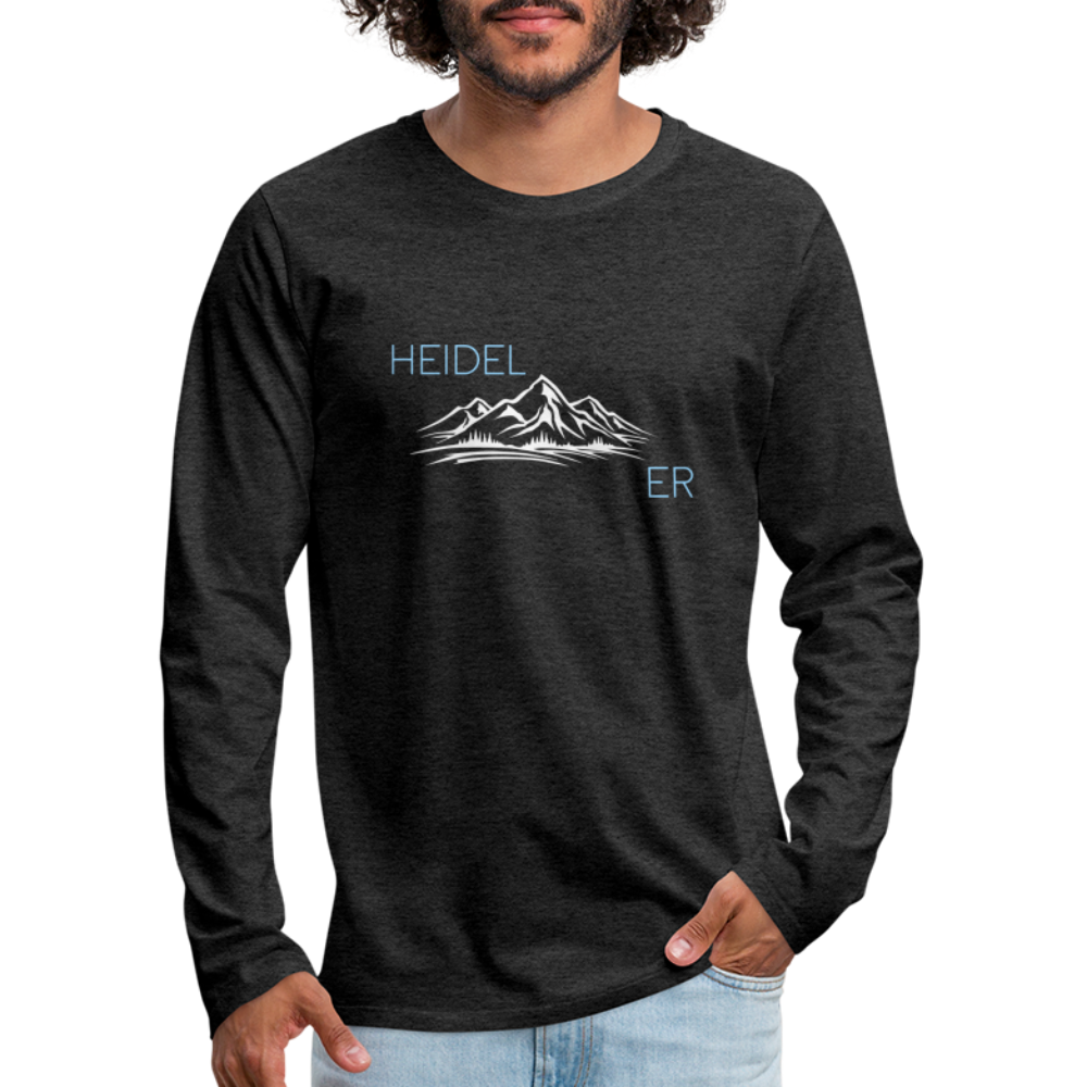 HERREN LANGARM-SHIRT - HEIDEL(BERG)ER DARK - Anthrazit