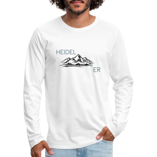 HERREN LANGARM-SHIRT - HEIDEL(BERG)ER TRANSPARENT - Weiß