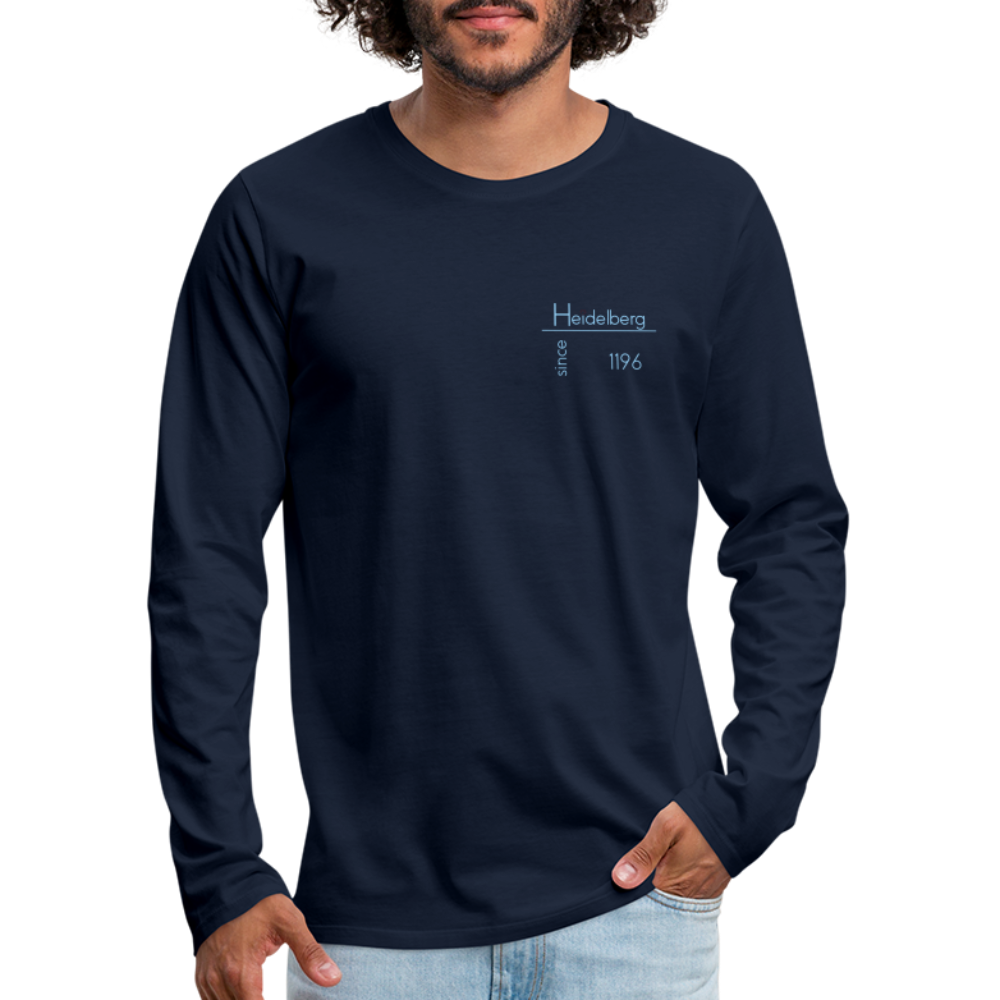 HERREN LANGARM-SHIRT - HEIDELBERG SINCE DARK - Navy